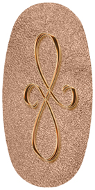 DASOV 601 CP SH BZ Copper Scroll Shimmer Bronze Background